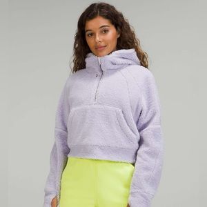 Purple fuzzy lululemon scuba